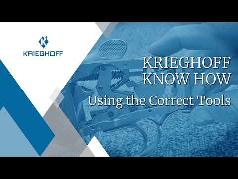 Krieghoff Know How - Using the Correct Tools