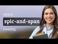 Spic And Span SPIC AND SPAN Definition