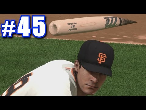 BROKEN BAT GOES RIGHT THROUGH PITCHER! | MLB 15 The Show | Road to the Show #45