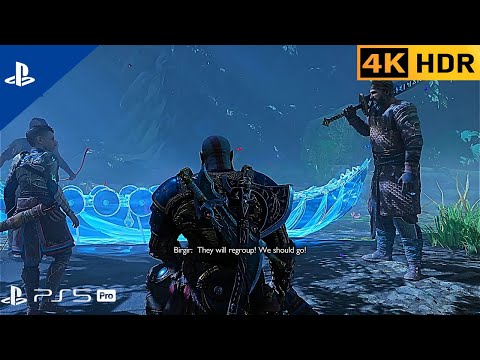 Kratos Saves Freya's Brother (Freyr) Scene - God Of War Ragnarok [4K 60FPS HDR] Sher Gaming