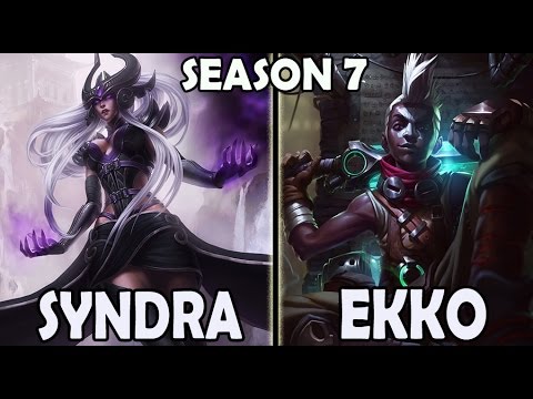 Kuro plays SYNDRA MID vs A Korean Challenger EKKO Pre Season 7