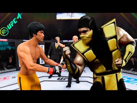 Bruce Lee vs Scorpion EA Sports UFC 4 PS5