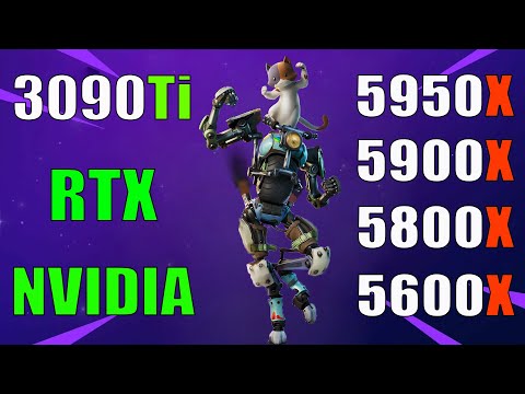 RTX 3090 Ti + Ryzen 9 5950X vs R9 5900X vs R7 5800X vs R5 5600X - in 9 Games - 1080p - 1440p - 4K