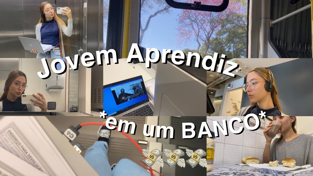 VLOG: ROTINA de uma JOVEM APRENDIZ em um BANCO!👩🏼‍💻💻💸