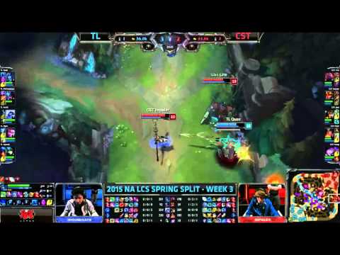 [Highlights] Team Liquid vs Coast NA LCS Spring 2015 W3D1   TL vs CST