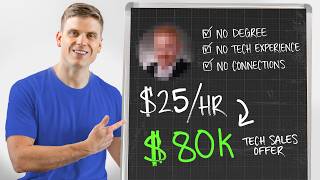 From $25/Hour to $80K/yr in Tech Sales in 10 Days