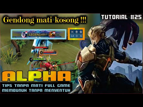CARA MAIN ALPHA TANPA MATI !! TUTORIAL ALPHA OFFLANER - BUILD ALPHA TERSAKIT 2021 TOP GLOBAL