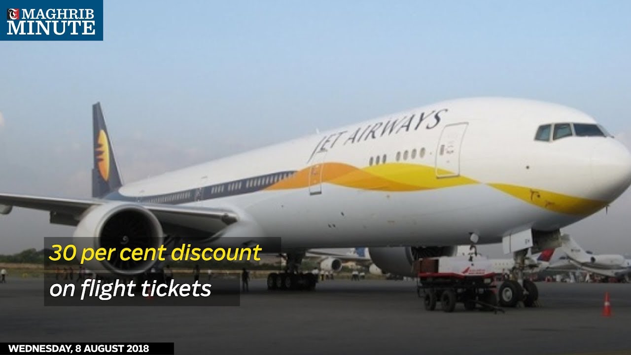 30 per cent discount on flight tickets