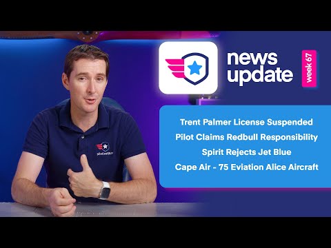 Airplane News: Trent Palmer Suspended, Pilot claims RedBull stunt, Spirit rejects JetBlue, Cape Air