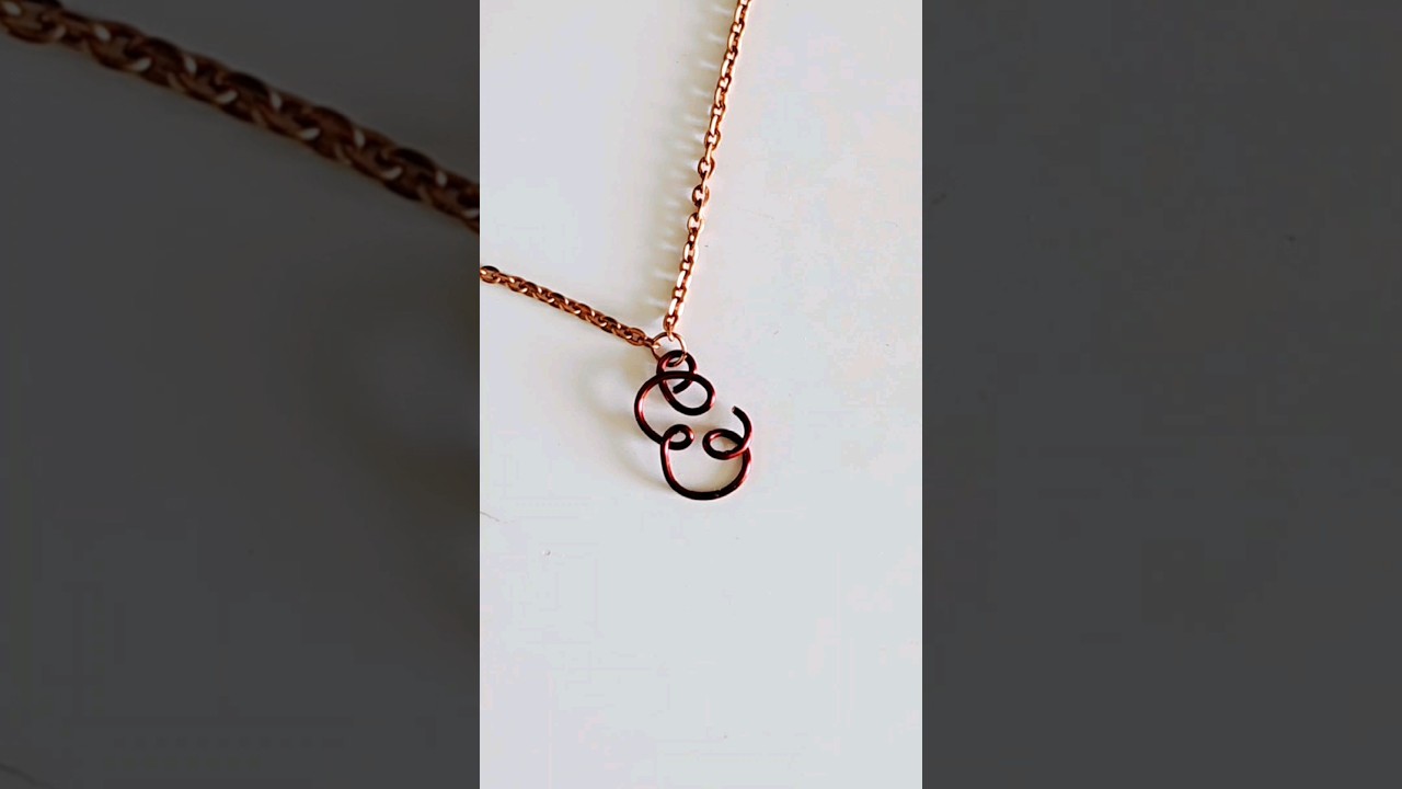 Wire Wrap Alphabet E Tutorial...F to follow