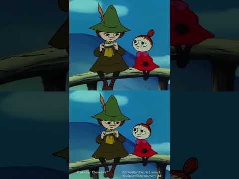 Snufkin falls off the bridge 🤣 #shorts #moomin