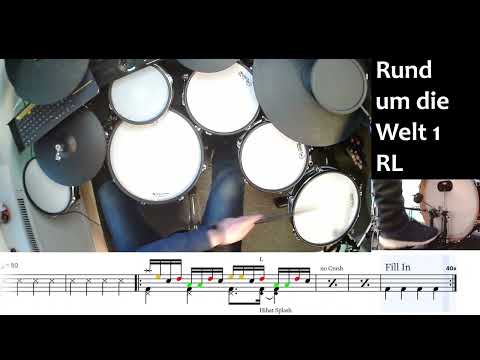 Rund um die Welt - Groove 1 Tempo 80