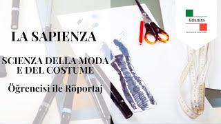 La Sapienza Üniversitesi ⎮ Scienze della Moda e del Costume Öğrencisi 