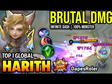 HARITH BEST BUILD 2023 | BUILD TOP 1 GLOBAL HARITH GAMEPLAY | MOBILE LEGENDS✓