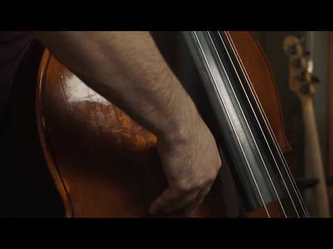 Drumming on a double bass! (Adam Ben Ezra)
