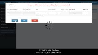 How to order a MVR  MVRNOW.COM