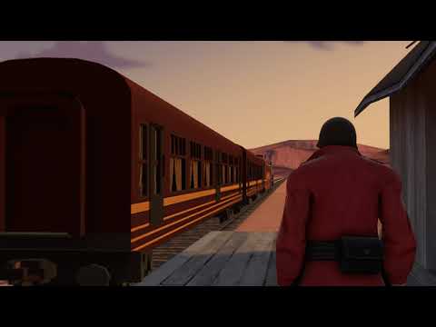 [SFM] Soldier says goodbye to anime waifu [15.ai]