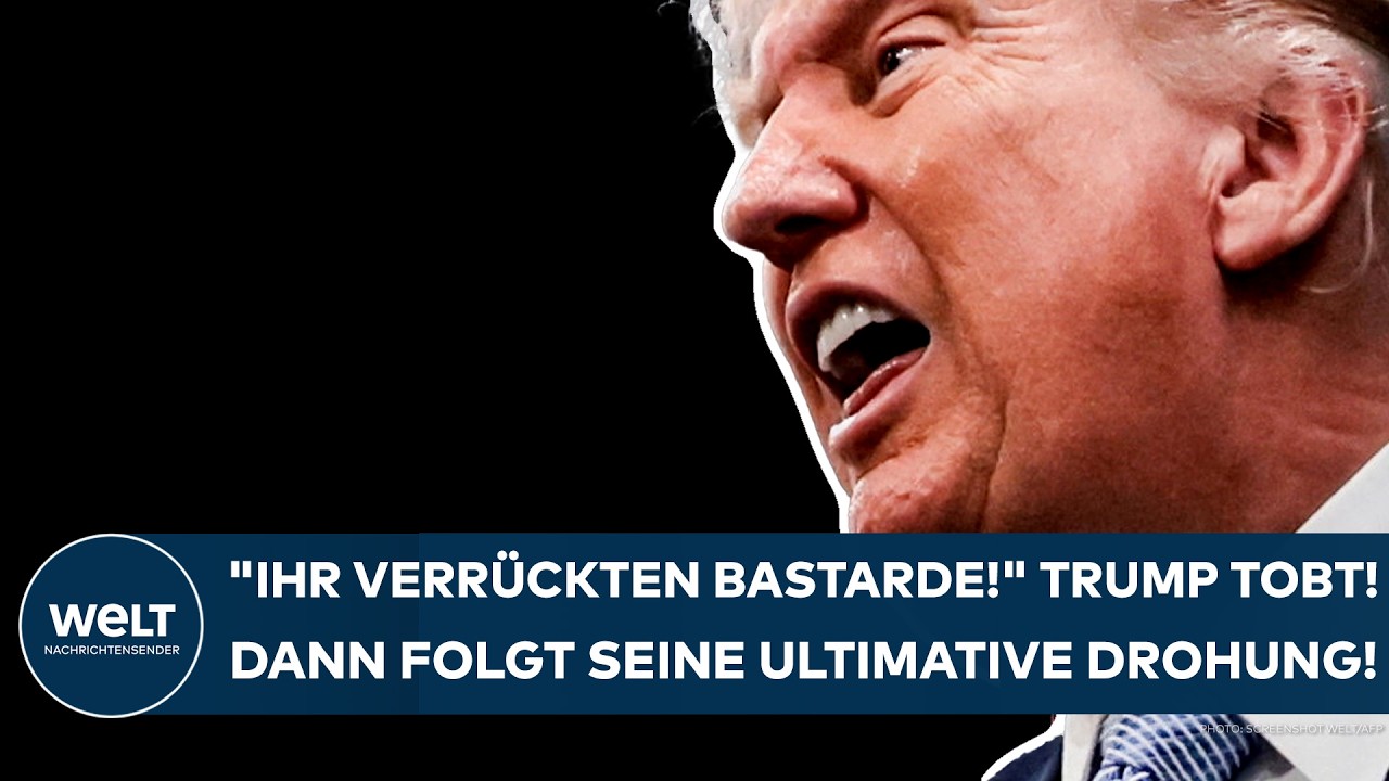 IRAN-KRIEG: "Ihr verrückten Bastarde!" Trump tobt über Mullahs! Dann folgt seine ultimative Drohung!