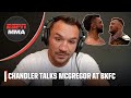 Michael Chandler reacts to Conor McGregor’s BKFC faceoff with Mike Perry | ESPN MMA
