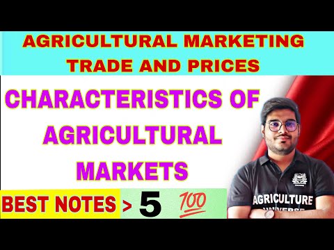 What is Market Marketing and their classification agricultural marketing trade and prices