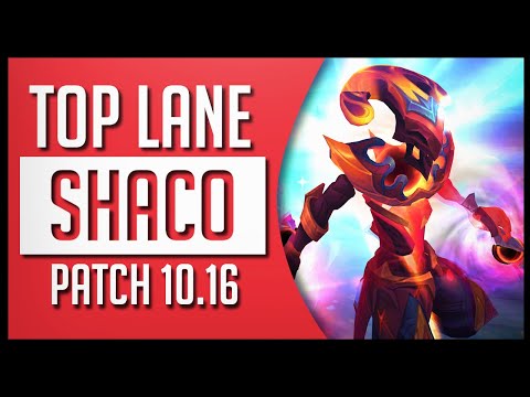 SHACO TOP LANE 10.16 THEY NEVER STOOD A CHANCE - League of Legends