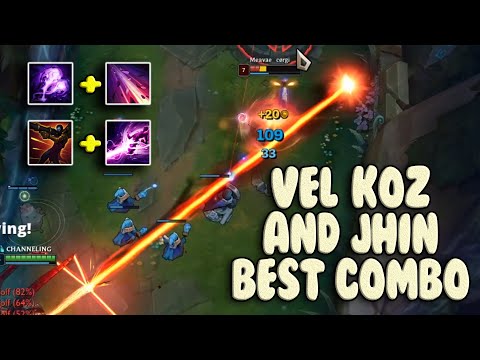 VEL'KOZ AND JHIN BOT LANE IS BACK, INSANE DUO | Azzapp Vel'Koz Highlights