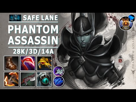Phantom Assassin Safe Lane Carry | 7.31b | Savage PA Play | Dota 2 Immortal Gameplay