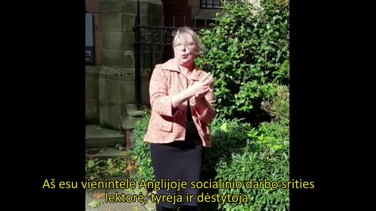 Tarptautinės konferencijos Seime pranešėja Alys Young, Anglija.