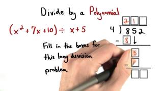 Long Division of Numbers - Visualizing Algebra