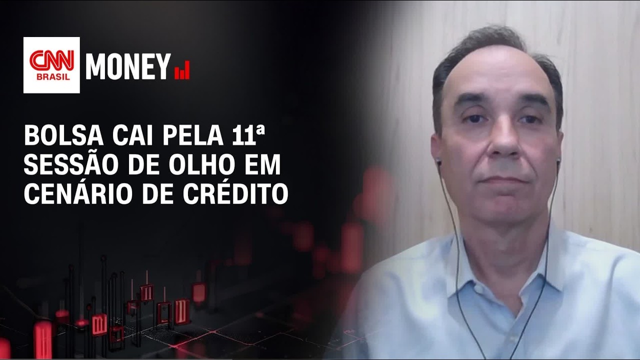 Bolsa cai pela 11ª sessão de olho em cenário de crédito | FECHAMENTO DE MERCADO
