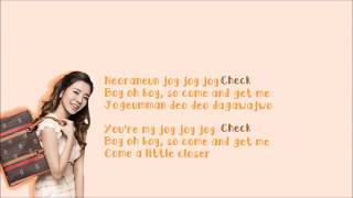 Girls&#39; Generation SNSD (소녀시대) - Check Lyrics Color Coded [Eng Sub + Rom]