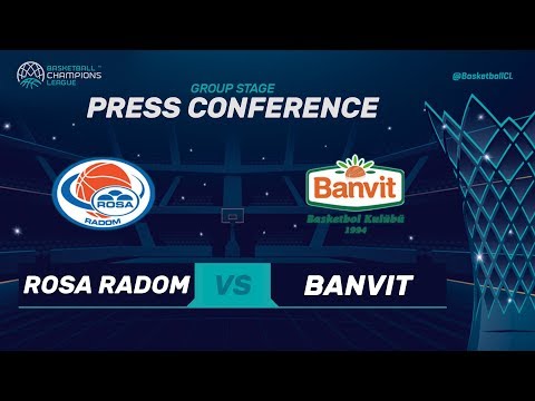 Rosa Radom v Banvit - Press Conference - Basketball Champions League