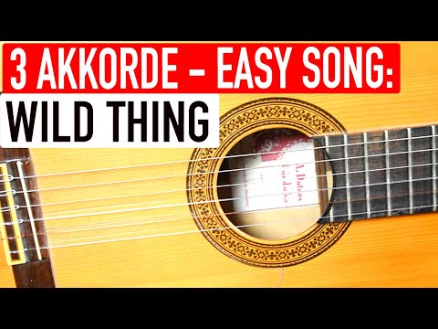 Wild Thing mit nur 3 Akkorden! - Gitarre lernen für Anfänger