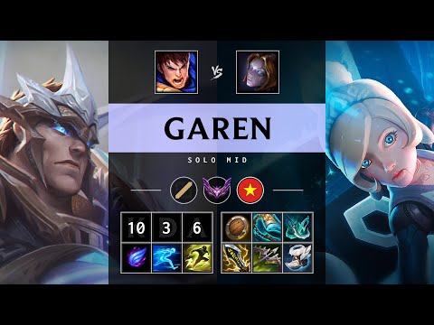 Garen Mid vs Orianna - VN Master Patch 25.16