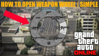 Simple | how to use weapon wheel gta 5 PC