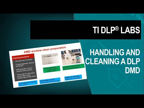 Handling and Cleaning a DLP DMD