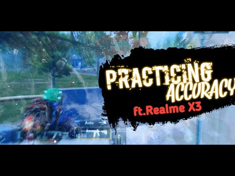 Practicing Accuracy || Realme X3 Pubg mobile test || smooth 60fps || frag movie