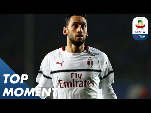 Çalhanoğlu comeback ends year long goal drought | Atalanta 1-3 milan | Top Moment | Serie A