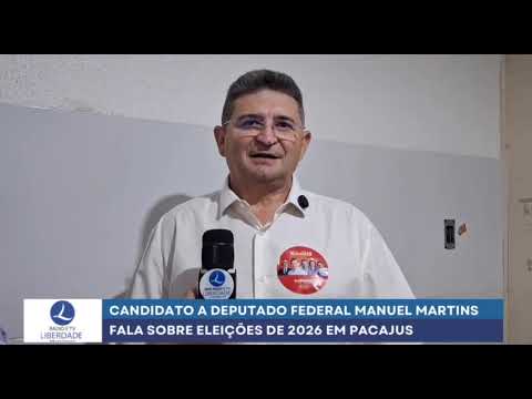Candidato a deputado federal Manuel Martins PT/ CE concede entrevista ao grupo AM de Comunicação.