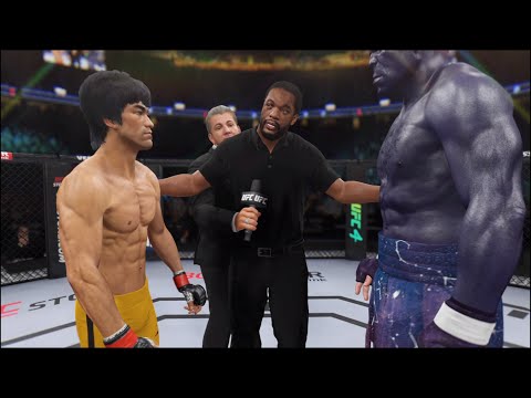 Bruce Lee vs. Space Hulk - Crazy UFC 4 👊🤪