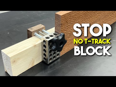 DIY Stop Block Jig that Does NOT Require a T-Track