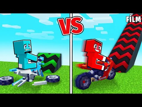 FAKİRDEN ZENGİNE ARABA RAMPASI YAPTIK !! - Minecraft