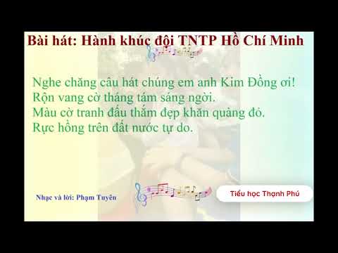 Hành khúc đội thiếu niên tiền phong Hồ Chí Minh - Tốp ca