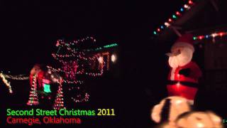 preview picture of video 'Trans-Siberian Orchestra - Siberian Sleigh Ride - 2nd Street Christmas - Carnegie, OK'