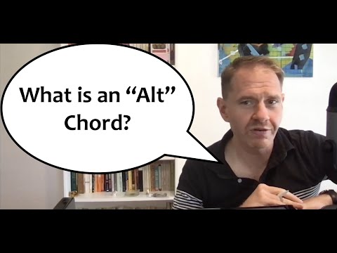What is an "Alt" Chord and "Altered Scale"?