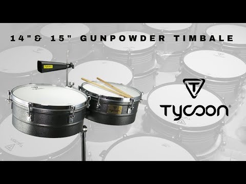 14" & 15" Gunpowder Timbales -  Demonstration by Kalani Das, Tycoon Artist