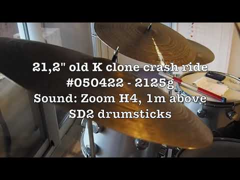 21,2" old K clone crash ride #050422  - 2125g - SOLD OUT