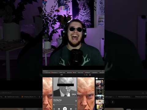Donald Trump parody rap reaction 😂 #trump #reaction #parodyrap #parodysong #ai