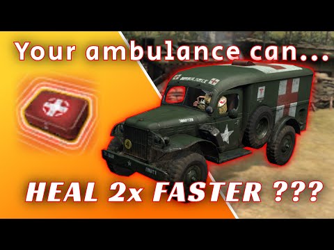 HEAL 2X FASTER from your USF AMBULANCE - CoH2 Quick Tip