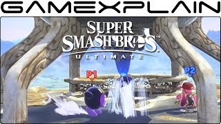 Super Smash Bros. Ultimate 1 vs 1 Gameplay - Inkling vs Kirby on Great Plateau Tower (+Copy Ability)